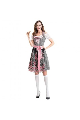 Costume de soubrette sexy allemand pour lOktoberfest léger et personnalisé - Costume de carnaval pour femme - Dirndl authent