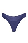 Culotte en coton pour femme - String en soie de glace sans couture - Culotte sexy pour femme, violet, L