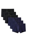 XKUN Boxer Grande Taille Homme 6Pcs Boxeur Mâle Respirant Sexy Confortable Plus Taille L-6Xl-H609,6XL
