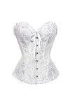 frawirshau Corsets pour femme - Corset sexy - Grande taille - Noir, Bleu marine, 4X-Large