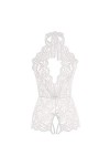 Sous-vêtements créatifs Sous-vêtements sexy pour femmes Pyjama en dentelle en V profond Sous-vêtements string Costume de jupe