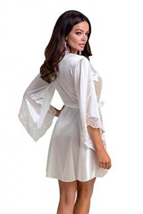 In Peignoir - Ecru 85% polyester 10% élasthanne 5% polyamide Ecru S/M