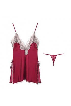 Lxwi Lingerie sexy sexy sexy pour femme Col en V