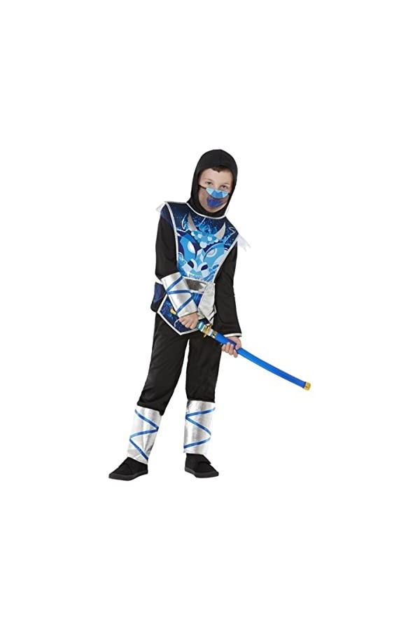 Ninja Warrior Costume, Blue