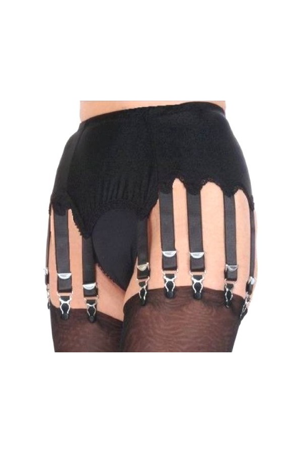 Premier Lingerie - Jarretières - Femme - Noir - Medium