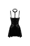 UDRJU Déguisements Adultes Robe Sexy pour Les Femmes sous-Vêtements Robe De Sangle Réglable Costume De Club-Black_XL