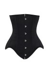 Corset Push Up Underbust Femme - Classique Noir Tummy Control Bustier Waist Trainer Fat Burner Body Shaper, Sexy Party Nightc