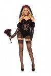 Leg Avenue Heartbreak Bride costume set, S