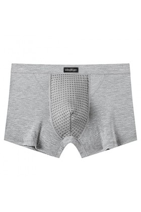 FJL 3 Pièces Hommes Caleçons sous-vêtements Hommes Élargissement Slip Santé Prostate Culotte de Thérapie Magnétique Sexy Tiss