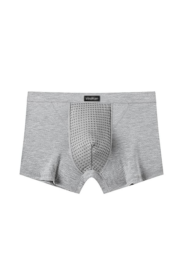 FJL 3 Pièces Hommes Caleçons sous-vêtements Hommes Élargissement Slip Santé Prostate Culotte de Thérapie Magnétique Sexy Tiss