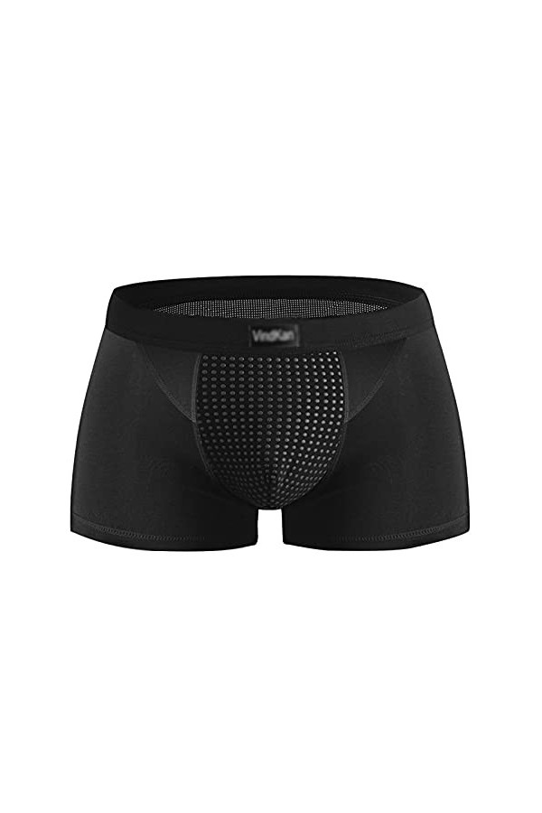 FJL 3 Pièces Hommes Caleçons sous-vêtements Hommes Élargissement Slip Santé Prostate Culotte de Thérapie Magnétique Sexy Tiss