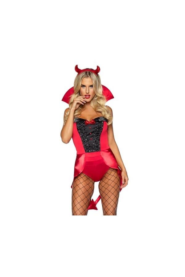 Leg Avenue Set 3 pièces, Darling Satanique, S