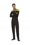 Smiffys Uniforme sous licence officielle Star Trek, Voyager Operations, Homme, 52445L, Doré et noir, L-Size 42"-44"