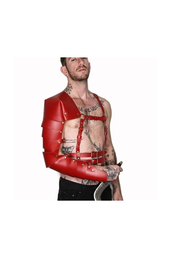 Vêtements de Bondage pour hommes, bras unique, Punk, Corset, ceinture, Lingerie Sexy, accessoires pour le corps, jeu de rôle