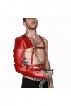Vêtements de Bondage pour hommes, bras unique, Punk, Corset, ceinture, Lingerie Sexy, accessoires pour le corps, jeu de rôle