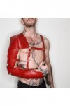 Vêtements de Bondage pour hommes, bras unique, Punk, Corset, ceinture, Lingerie Sexy, accessoires pour le corps, jeu de rôle