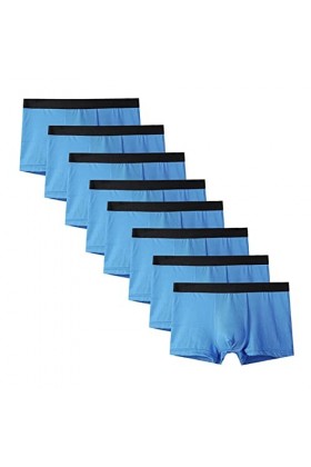 Men Boxer Black Mens Pantes Sous-vêtements respirant Sexy Male Boxer Sous-Ponts solides confortables sous-vêtements Men Boxer