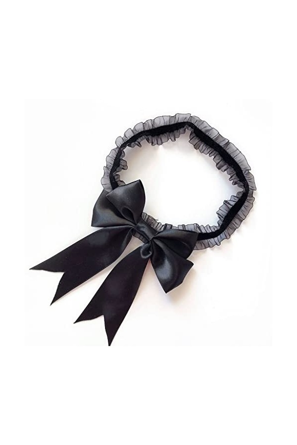 Jarretière en Dentelle Jarretière Noeud Jarretière Sexy Jarretière Cuisse Anneau de Mariée Dentelle Jambe Anneau Couleur : A