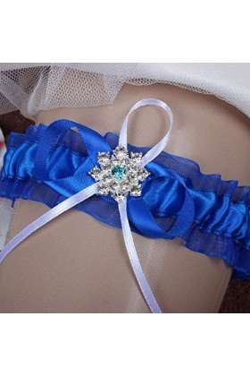 Accessoires mariée jarretière de Mariage, Jambe de Mariage avec Porte-Jarretelles en Dentelle élastique-Blanc_5pcs, Robes de 