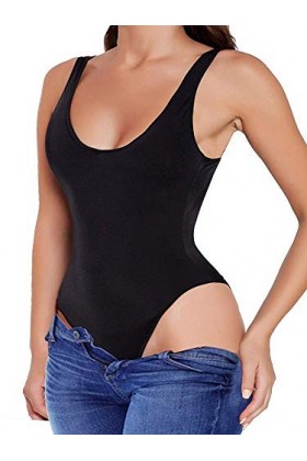 RWRAPS Sous-vêtements créatifs Body pour femme, combinaison, combinaison, une pièce, string, gilet, sexy, une pièce, sans man