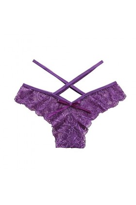 PANPANY Culottes pour Femme Femme String Multicolore Sexy Tanga sans Couture sous Vetements Dentelle Culotte Soutien-Gorge Ta