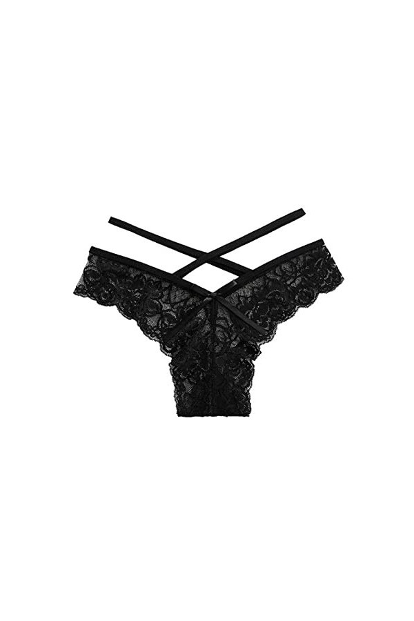 PANPANY Culottes pour Femme Femme String Multicolore Sexy Tanga sans Couture sous Vetements Dentelle Culotte Soutien-Gorge Ta