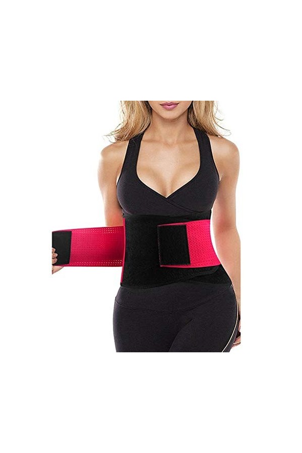 DSFEOIGY Néoprène ceinture de sueur taille formateur entraînement tondeuse corps Shaper perte de poids exercice minceur ceint