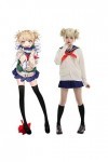 Zhongkaihua Costume de Cosplay Japonais My Hero Academia Himiko Toga - Costume de Marin à Manches Longues pour Halloween