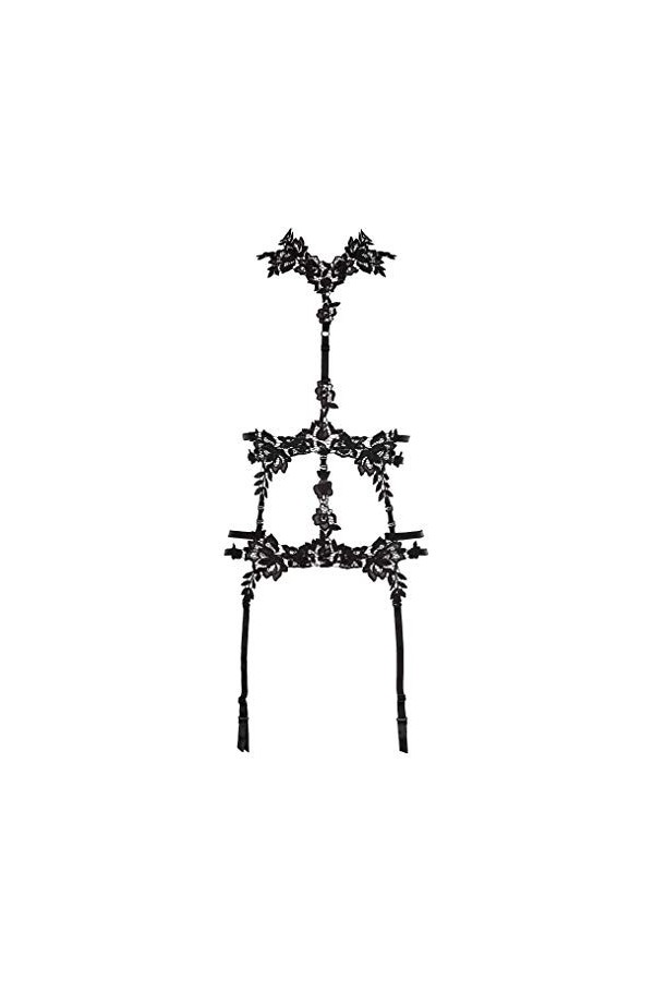 Axami Porte-jarretelles V-8346 - Lingerie chaude - Noir - X-Large