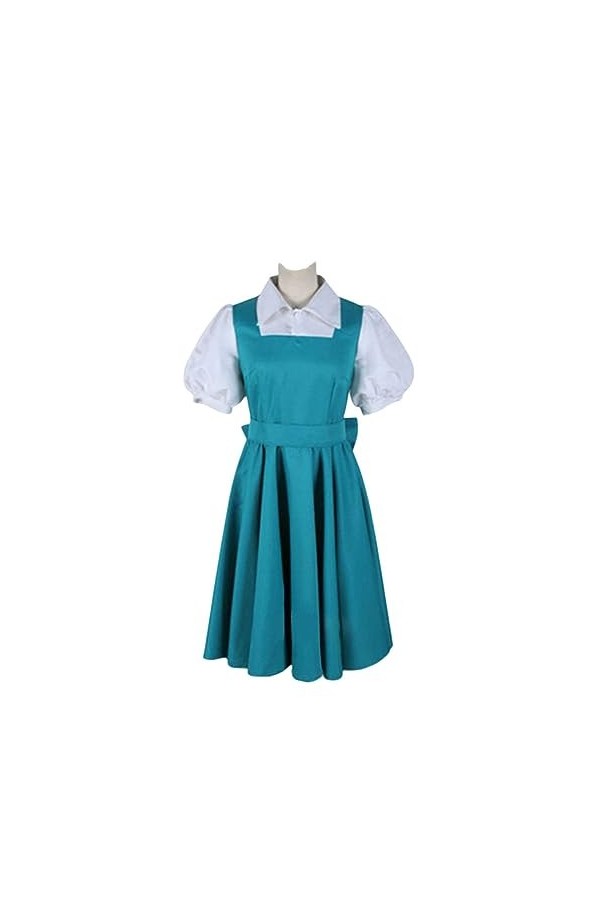 MirOdo Costume de Cosplay Anime Tendou Akane pour fille, robe à bretelles quotidienne, chemise, tenue dhalloween,Set-S