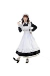 yiouyisheng Costume sexy pour femme de chambre - Costume de femme de chambre française - Robe Kawaii sexy - Costume de cospla