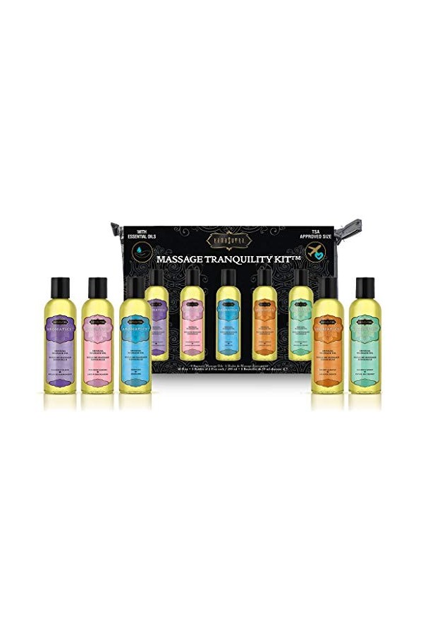 Kama Sutra Massage Oils, 2 Oz 59 ml Set of Five