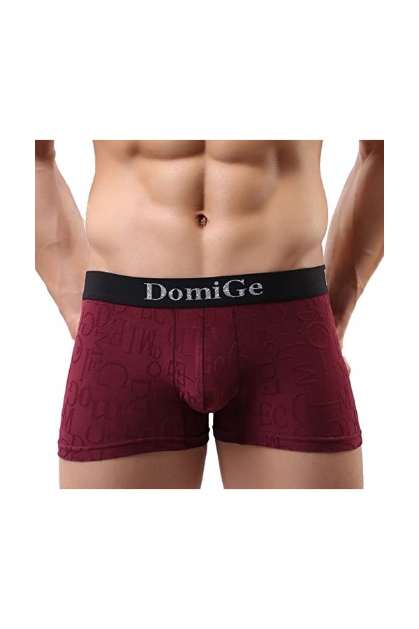 LCHYG Mens Soft Bamboo Fiber Underwear, Plus Size Breathable Travel Boxer Briefs Panties,Boxed,Cobalt Blue,M