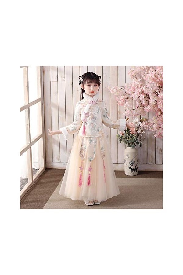 Sissy Uniforme de soubrette française sexy en satin avec ras du cou et bandeau Type B Rose Taille L