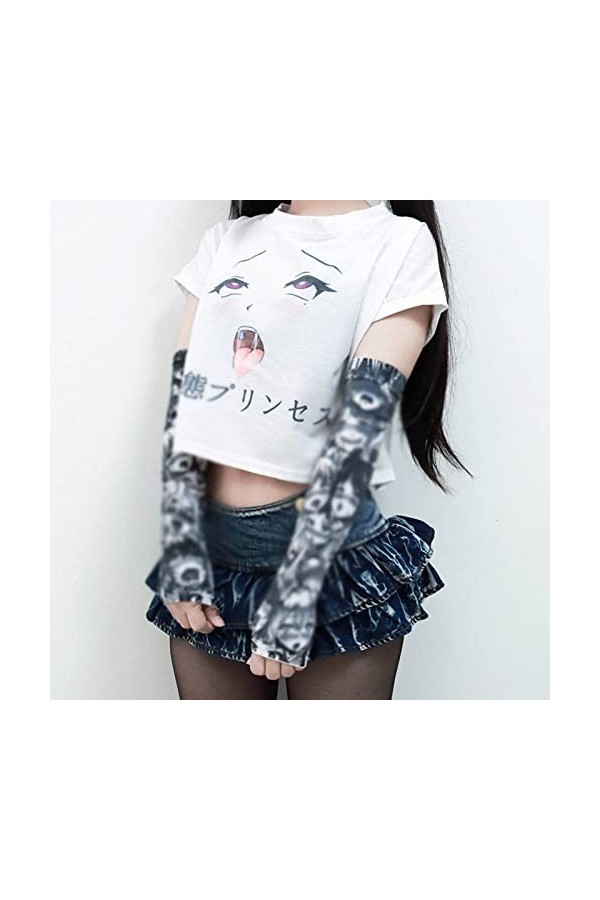 NC Ahegao Ahe Lingerie sexy pour femme Sukumizu