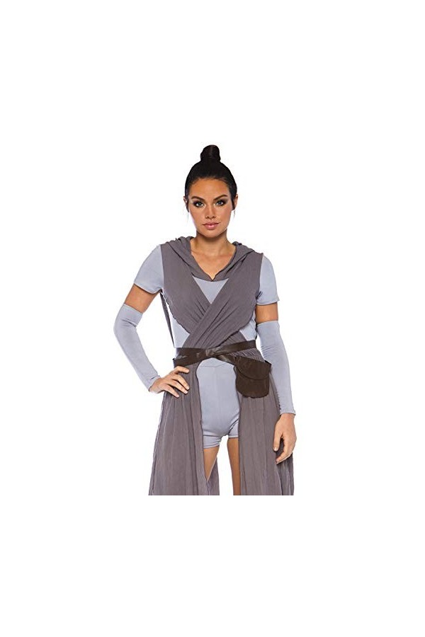 Leg Avenue Galaxy Rebel Panamas, Gris Grey , Taille Fabricant: S/MUk 8-10 Femme