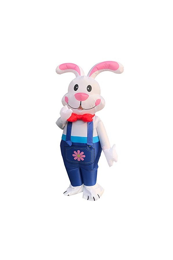 SJDWDX Costume de lapin de Pâques gonflable pour adulte, costume de lapin de Pâques, costume de lapin, costume de costumade, 