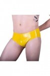 GOCTRN Les Slips en Latex De sous-vêtements en Caoutchouc Jaune pour Hommes Faits À La Main sont Personnalisés,Violet,3XL