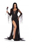 Leg Avenue Robe de Costume dhalloween Spooky Beauty, Noir, L Femme