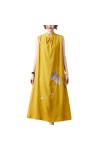 Robe chinoise traditionnelle Cheongsam pour femme - Style traditionnel chinois - Rétro Qipao, Couleur 1, Taille L