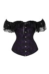 YCRCTC Corset Top Sexy Steampunk Halloween Dentelle Corset pour Femmes en Souffrance de Dessus du Palais de Costume dépaule 