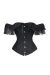 YCRCTC Corset Top Sexy Steampunk Halloween Dentelle Corset pour Femmes en Souffrance de Dessus du Palais de Costume dépaule 