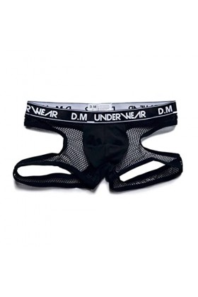 PIYAX sous-vêtements pour Hommes, sous-vêtements Gay en Maille Transparente, Tongs Sexy pour Hommes, Respirant, Tentation, Si