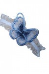 Dentelle Papillon Élastique Jambe Bijoux Fille Mignon Japonais Jk Sexy Jambe Anneau Jarretière Ceinture Couleur : Bleu, Tail