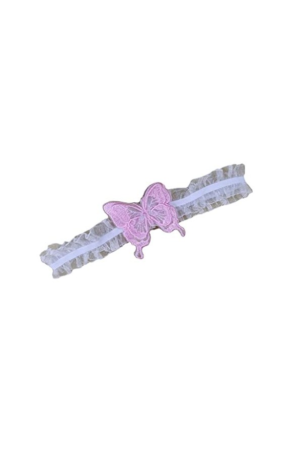 Anneau de Jambe en Dentelle Lolita Sexy Leg Jarretière Accessoires de Mariage Stretch Prom Jarretières Color : A, Size : One