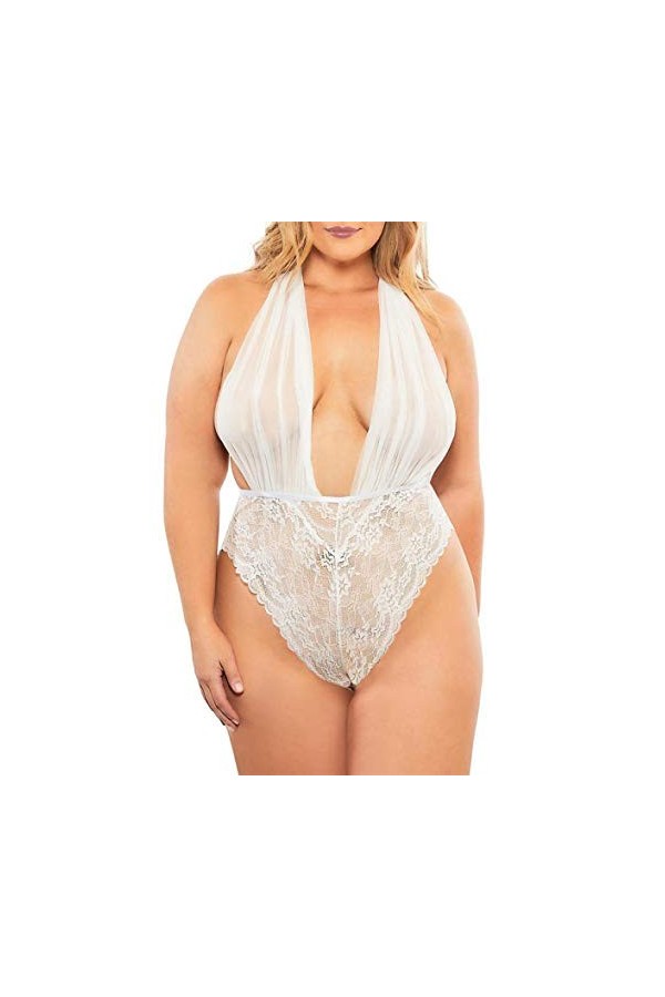 Générique Generic Lingerie pour Femmes Sexy Lingerie Sexy Babydoll sous-Vêtements Femmes Dentelle Noire Chemise de Nuit Costu