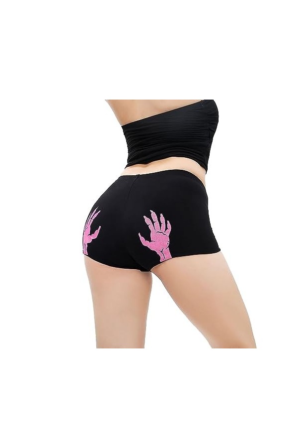 Briskorry Culottes Femme Drôle, Halloween Sous-vêtements Stretch Coton Taille Haute Slips Femmes Respirant Panties Doux Femme