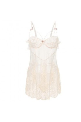 Nightdress Chemise De Nuit Femmes Sexy Français Sexy Pyjamas DÉté Dentelle Volants Petite Poitrine Perspective Sling Dormir 