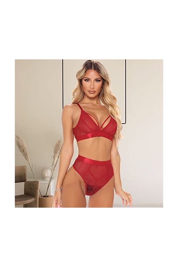 NA Sexy Tentation émotionnelle Sao Amusant flirter Sexy Passion Costume Femme Red S 