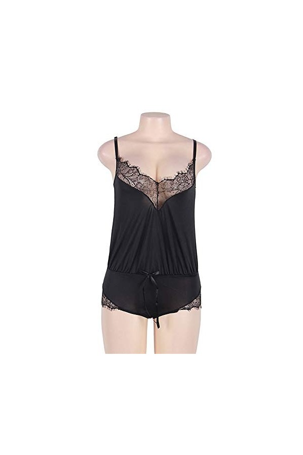 RWRAPS sous-vêtements surdimensionnés, Collants Sexy, sous-vêtements créatifs Couleur : Noir, Taille : XXX-Large Noir XXX 